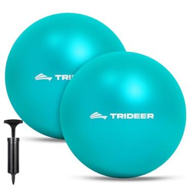 Imagem de Trideer Bola de Pilates - Bola central de 22 cm para fisioterapia, ioga, estabilidade e treino - academia de escritório e casa