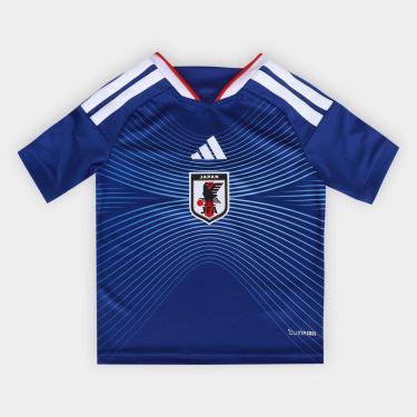Imagem de Camisa Seleção Infantil Japão Home 2026 s/n Torcedor Adidas-Unissex