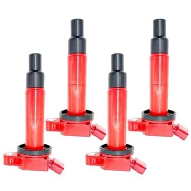 Imagem de Bobina de Ignição Automotiva 9091902243 9091902244 Bobinas de Ignição para Toyota Camry Corolla Highlander 2.4L L4 2001-2007