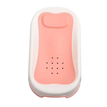 Imagem de aqxreight Banhista de bebê Com Furos de Malha Suporte de Banheira Infantil Antiderrapante Suporte de Chuveiro para Recém-nascidos para Uso Doméstico Verde e Os Bebês Deslizam Confortávelmente o de Design A Banheira Garante Exclusividade (Rosa)
