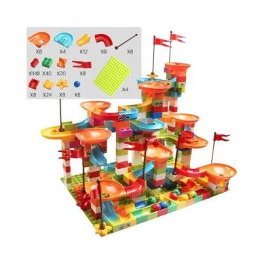 Imagem de Conjunto De Blocos De Montar Grande Para Pista De Corrida De Mármore, 