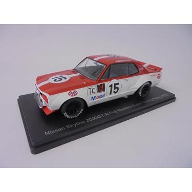 Imagem de OPO 10 - 1/24 Scale Model car Compatible with Nissan Skyline 2000GT-R Fuji Masters #15 19 - Hachette Japan VQJ200