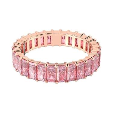 Imagem de Anel De Casal Tema Arco-Íris Dopamina Zircônia 2025 Novo Joia Diária P