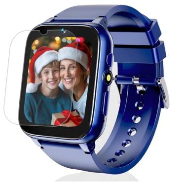 Imagem de Relógio inteligente para crianças, meninas meninos smartwatch com 26 jogos câmera gravador de vídeo e player, pedômetro lanterna, livro de áudio