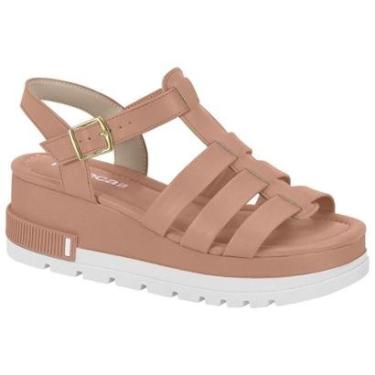 Imagem de Sandalia Moleca Feminina Papete Fisherman Flatform - Pink - 40-Feminino