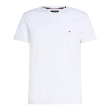 Imagem de Camiseta Tommy Hilfiger Core Stretch Slim Masculino Branco-Masculino