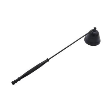 Imagem de Apagador De Velas De Metal Preto, Tesoura Para Cortar Pavio, Gancho E 