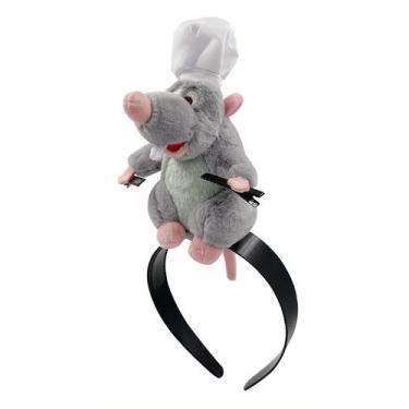 Imagem de Bandana de pelúcia feminina de Natal JEGERMIG Ratatouille Mouse