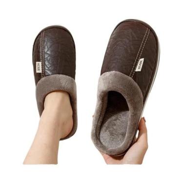 Imagem de Chinelos De Inverno Masculinos Em Tamanho Grande, Quentes E Macios, An