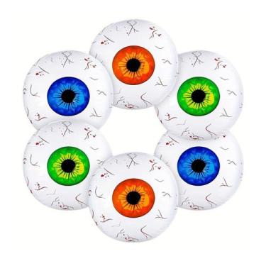 Imagem de Balão metalizado, globo ocular 4D, 55 cm, decoração de festa de Hallow
