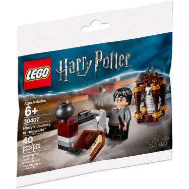 Imagem de Bolsa plástica LEGO Harry Potter A viagem de Harry a Hogwarts 30407