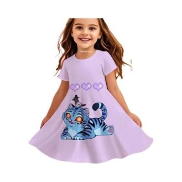 Imagem de Vestido Casual De Verão Para Meninas Pequenas Kpop Demon Hunters, Vest