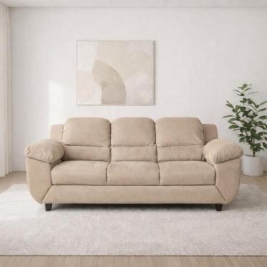 Imagem de Sofá para Sala de Estar 3 Lugares Clássico - Nabas Estofados