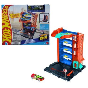 Imagem de Hot Wheels City Pista Estacionamento Centro Da Cidade