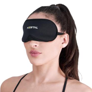 Imagem de Máscara De Dormir Preta Sono Saúde Conforto Qualidade de Vida Kestal Ksn055 (Pacote de 1)