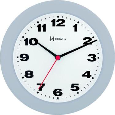 Imagem de Relógio de Parede - Herweg - 21cm - Cinza - 610324