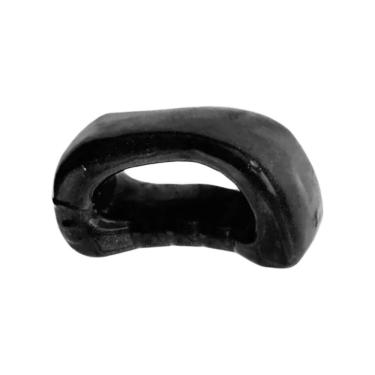 Imagem de Peso de Mão Emborrachado PME1KG para Treinamento Funcional e Exercícios Livres em Ferro Fundido com PVC Preto