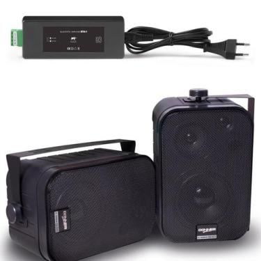 Imagem de Amplificador AAT BTA-1 BT 60W RMS + Par de Cx SP400 preto