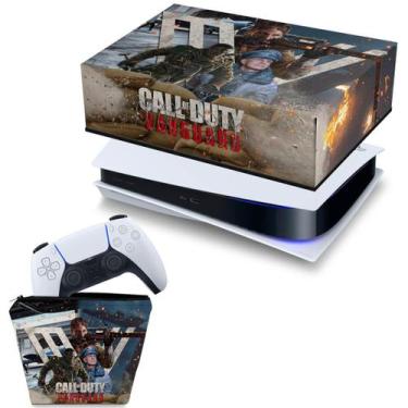 Capa Case e Skin Compatível PS5 Controle - Call Of Duty Modern