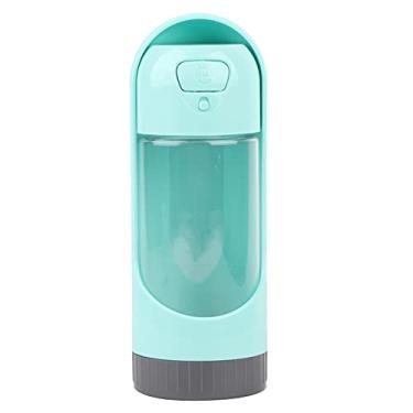 Imagem de GLOGLOW Garrafa de água para cães, garrafa de água telescópica portátil à prova de vazamento para cães sem gotejamento ferramenta de água potável para animais de estimação caminhadas ao ar livre viagens