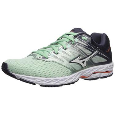 Imagem de Mizuno Wave Shadow 2 Tênis de corrida feminino, Jade nebuloso - branco, 6