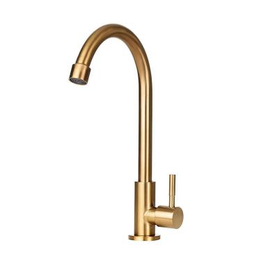 Imagem de Torneira Para Cozinha Aporé Pingoo.casa - Dourado