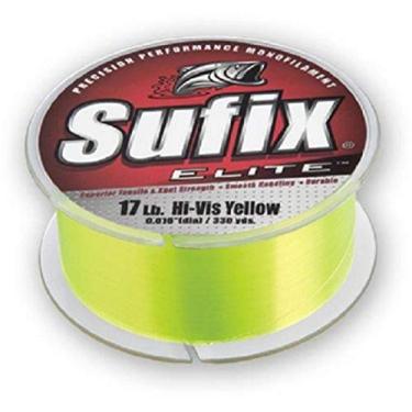 Imagem de Sufix Linha de pesca Elite de 4,5 kg (amarelo, tamanho - carretel de 300 m)