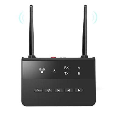 Imagem de Receptor transmissor bluetooth 5.0 3 em 1 sem fio receptor transmissor receptor adaptador de áudio para TV estéreo doméstico de longo alcance adaptador de áudio sem fio bluetooth extensor aptX-HD no modo TX/RX