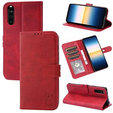 Imagem de For Sony 10 III Embossed Happy Cat Pattern Horizontal Flip Leather Case with Holder & Card Slots & Wallet