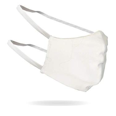 Imagem de Kit com 100 Máscaras de Proteção Facial em tecido com 3 camadas de Proteção 100% algodão lavável (Selo NTCPE)