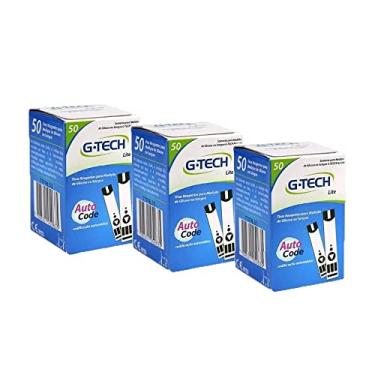 Imagem de 150 Tiras Reagentes Medição de Glicose Lite G-TECH