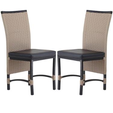 Imagem de 2 Cadeiras Cannes Saia Longa Corda Náutica Área Trama