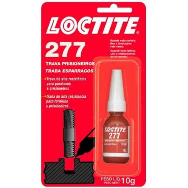 Imagem de Adesivo Loctite 277 Trava Roscas Alto Torque Vermelho 10g