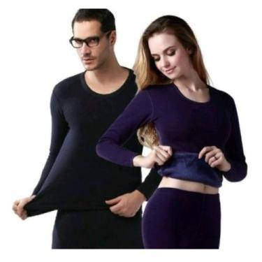 Imagem de 1 Blusa Térmica Flanelada  Segunda Pele Adulto  Feminina  Masculino te