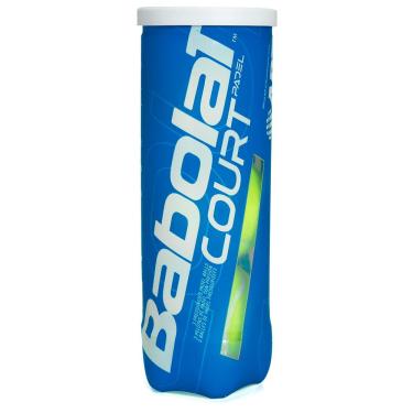 Imagem de Bola de Padel Babolat Court Padel Tubo com 03 Bolas