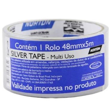 Imagem de Fita SIlver Tape 48mmx5m Prata Norton 66623386814