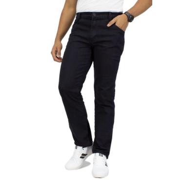 Imagem de Calça Jeans Masculina Tradicional Reta - Almix, 40, Preto