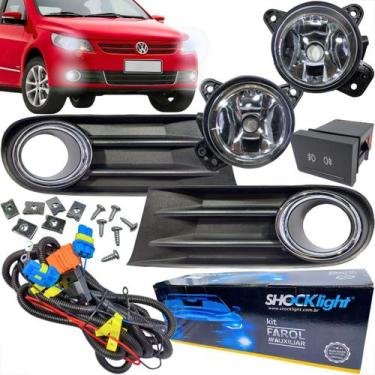 Imagem de Kit farol de milha vw gol voyage saveiro volkswagen g5 2009 2010 2011 
