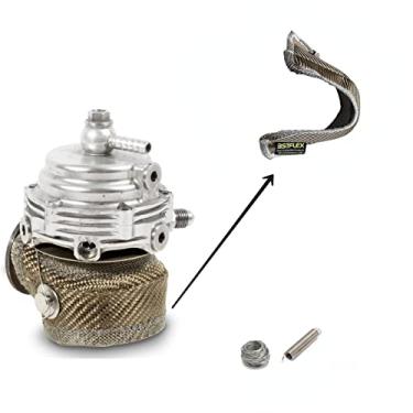 Imagem de Bolsa de proteção térmica de fibra de vidro turbo Wastegate 38 mm de titânio turbo turbo (38 mm)