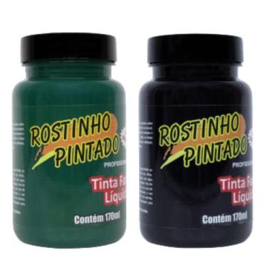 Imagem de 2 Tinta Facial Rostinho Pintado 170ml