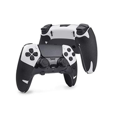 Imagem de TALONGAMES Punhos Para Controle Compatíveis Com Playstation 5 Dualsense Edge, Antiderrapantes, Absorventes De Suor, Kit Pele Texturizada, Controles Ps5, Punhos, Botões, Gatilhos, Direcional (Pro - P