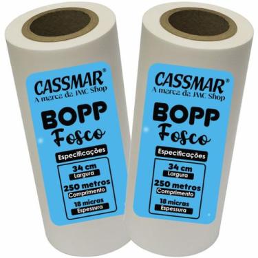 Imagem de Bopp Fosco para Laminação Bobina A3 34cmx250m Cassmar 02 un