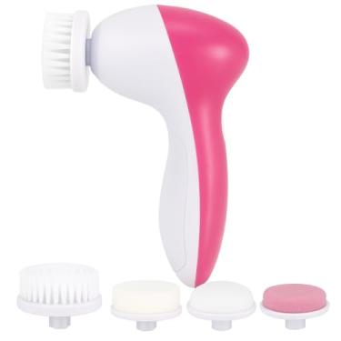 Imagem de ESCOVA DE LIMPEZA FACIAL ELÉTRICA 5 EM 1 – MASSAGEADOR FACIAL, REMOVEDOR DE CRAVOS, ESFOLIANTE SUAVE, SKINCARE PORTÁTIL PARA TODOS OS TIPOS DE PELE