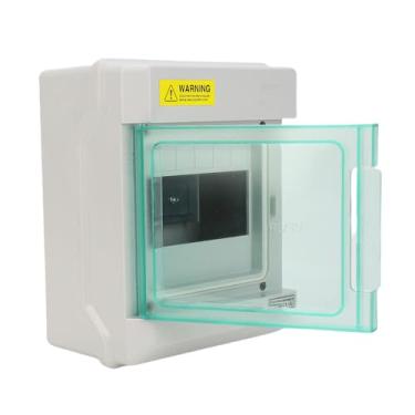 Imagem de WALFRONT Caixa de Disjuntor de 6 Vias Caixa de Proteção de Distribuição IP66 PC ABS Gabinete de Cobre Tapa DIN CLARE TAPL para Elétrico Externo Em Interior