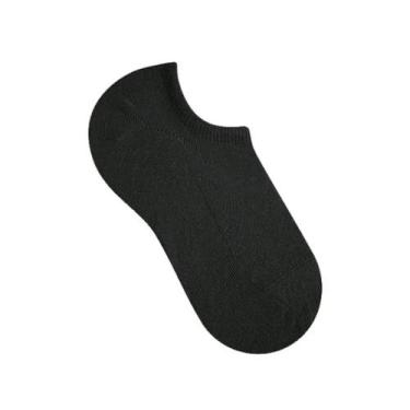 Imagem de Meia Sapatilha Esportiva Invisível Unisex Selene Confortável, Preto, U