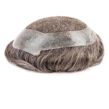 Imagem de YAYAOVP-24927 Toupee para homens Toupee para homens cabelo humano prótese capilar masculina renda suíça peruca australiana peruca masculina 8x10 prótese de cabelo indiano sistema de cabelo unidade de