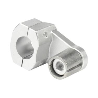 Imagem de Suporte De Guidão De Motocicleta Preto E Prata 22mm 28mm Acessórios Pa