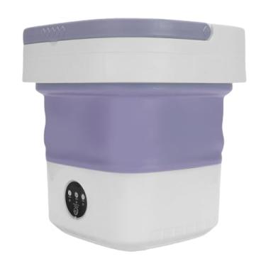 Imagem de Generic Mini Máquina de Lavar Portátil, Máquina de Lavanderia Dobrável Segura Com 3 Modos de Limpeza para Toalhas de Roupas íntimas (Roxo)