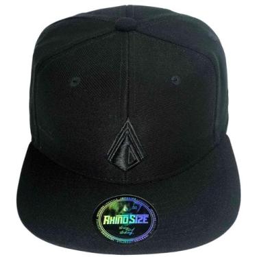 Imagem de Boné Aba Reta Rhino Size Imposing Conect Ajustável Masculino, Preto, U