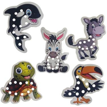 Imagem de Jogo Educativo Alinhavos Divertidos Sortido 5 Criança Bebe - Person